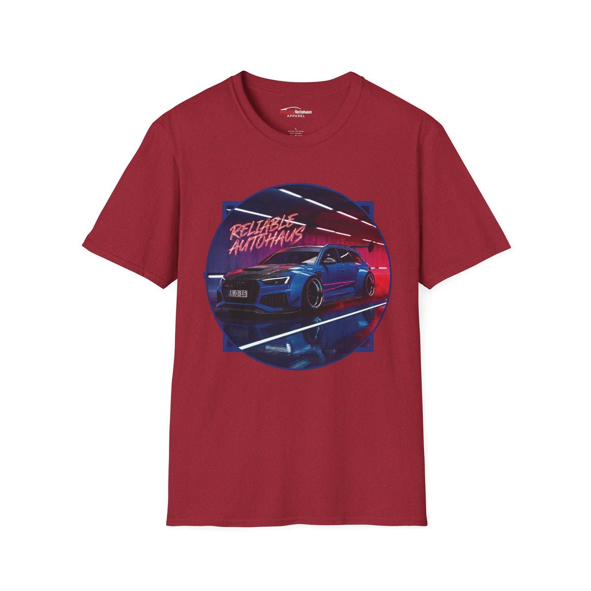 Reliable Autohaus Apparel- Reliable Autohaus RS 6 Avant Midnight Car Scene T-Shirt | Tunel Cruise