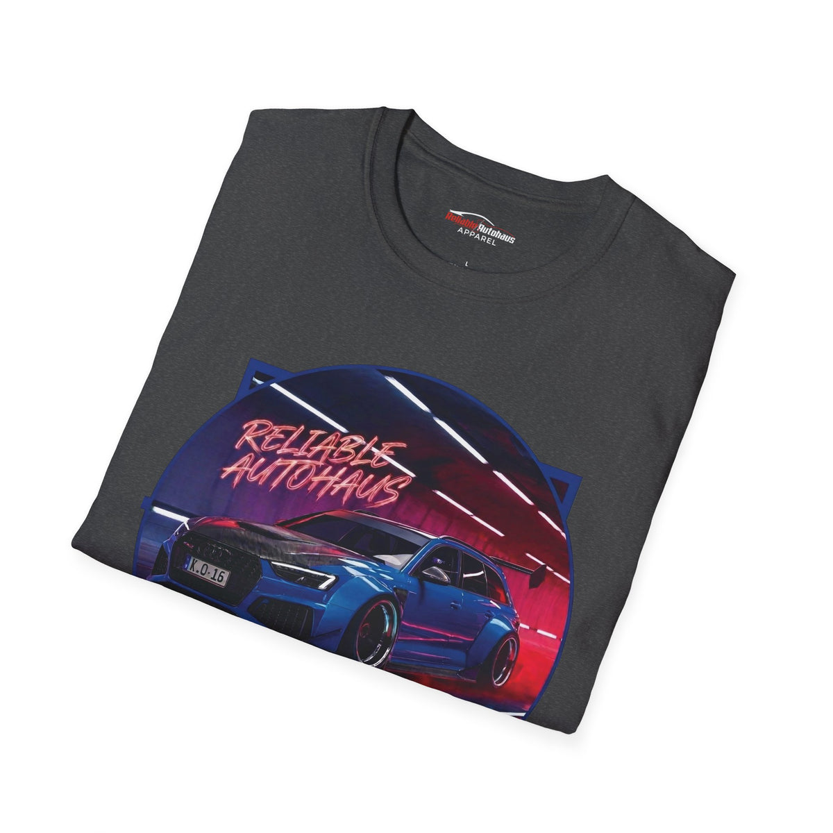 Reliable Autohaus Apparel- Reliable Autohaus RS 6 Avant Midnight Car Scene T-Shirt | Tunel Cruise