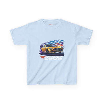 Reliable Autohaus Apparel- Reliable Autohaus AMG GT Track Cornering - Kids Car T-Shirt