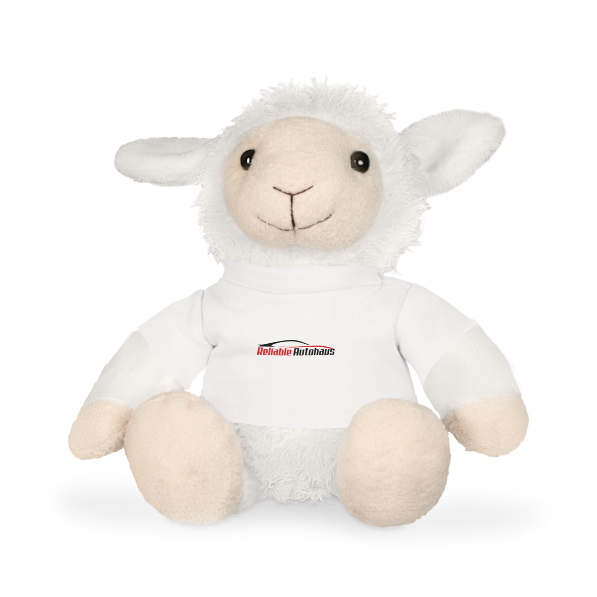 Reliable Autohaus Plush Toy with T-Shirt — Cute Branded Car Shop Mascot