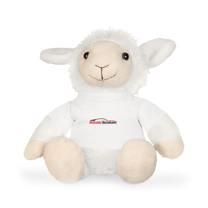 Reliable Autohaus Plush Toy with T-Shirt — Cute Branded Car Shop Mascot