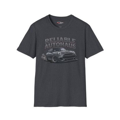 Reliable Autohaus Apparel- Reliable Autohaus MINI Burning Rubber race shirt | Motorsport Tee